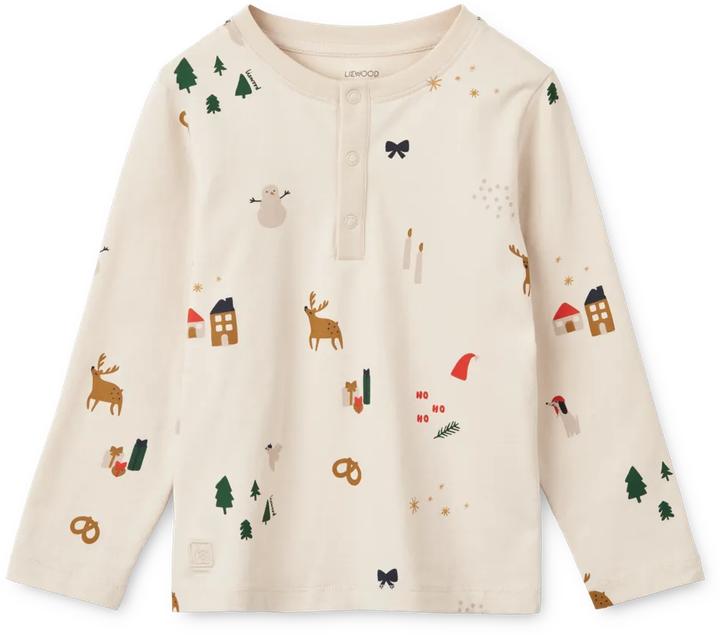 Image du produit Liewood Pyjama bio Wilhelm Holiday Sandy (104)
