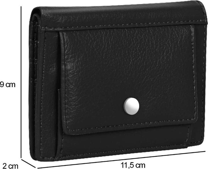 Actual product image Gallantry WLT-72020-BK Damenportemonnaie