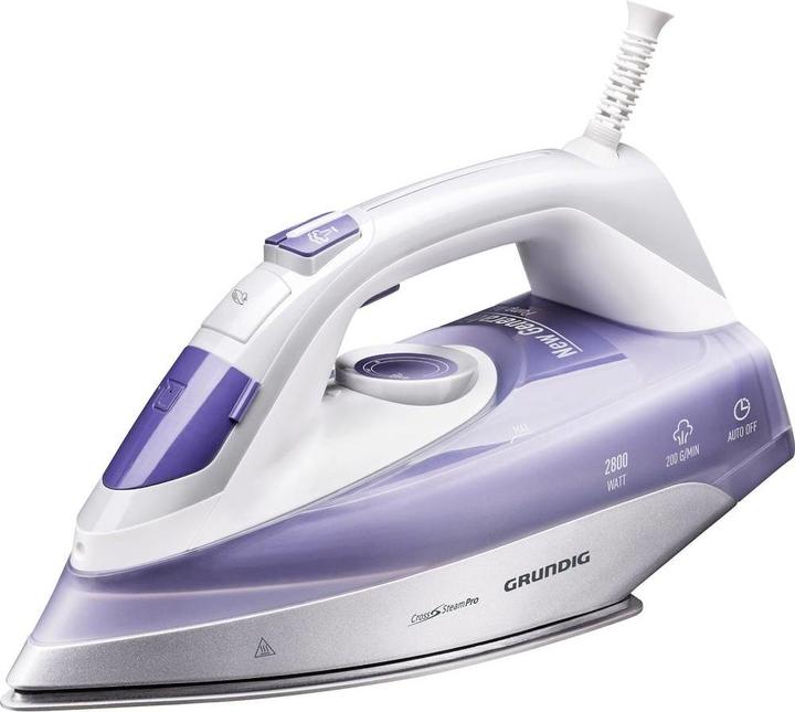 Grundig Fer à repasser à vapeur SX 8570 Blanc (2800 W, 200 g/min)