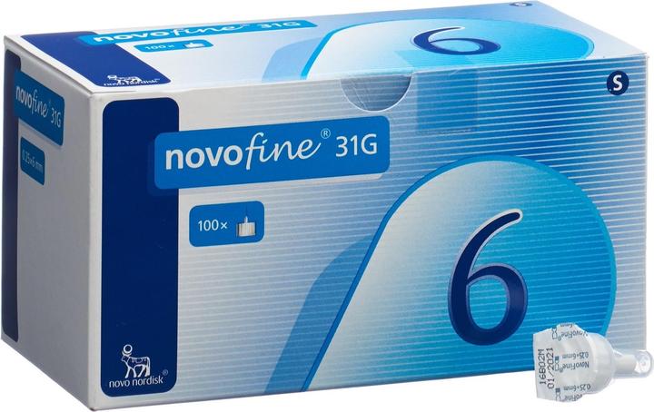 Produktbild Novofine Injektionsnadeln 6mm 31G (100 Stk) (Pen Nadeln + Einmalkanülen)