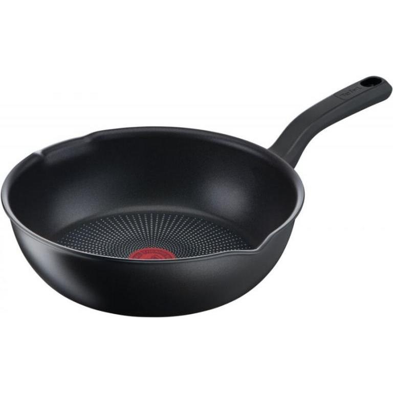 Tefal WOK26 ADAM PE 2SP SO CHEF BLACK RUSSIE (G2677772), Padella + Pentola, Nero