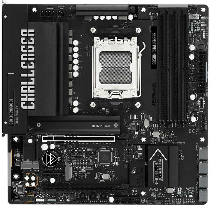 AsRock MB AMD AM5 B850M Challenger (AM5, AMD B850, ATX)