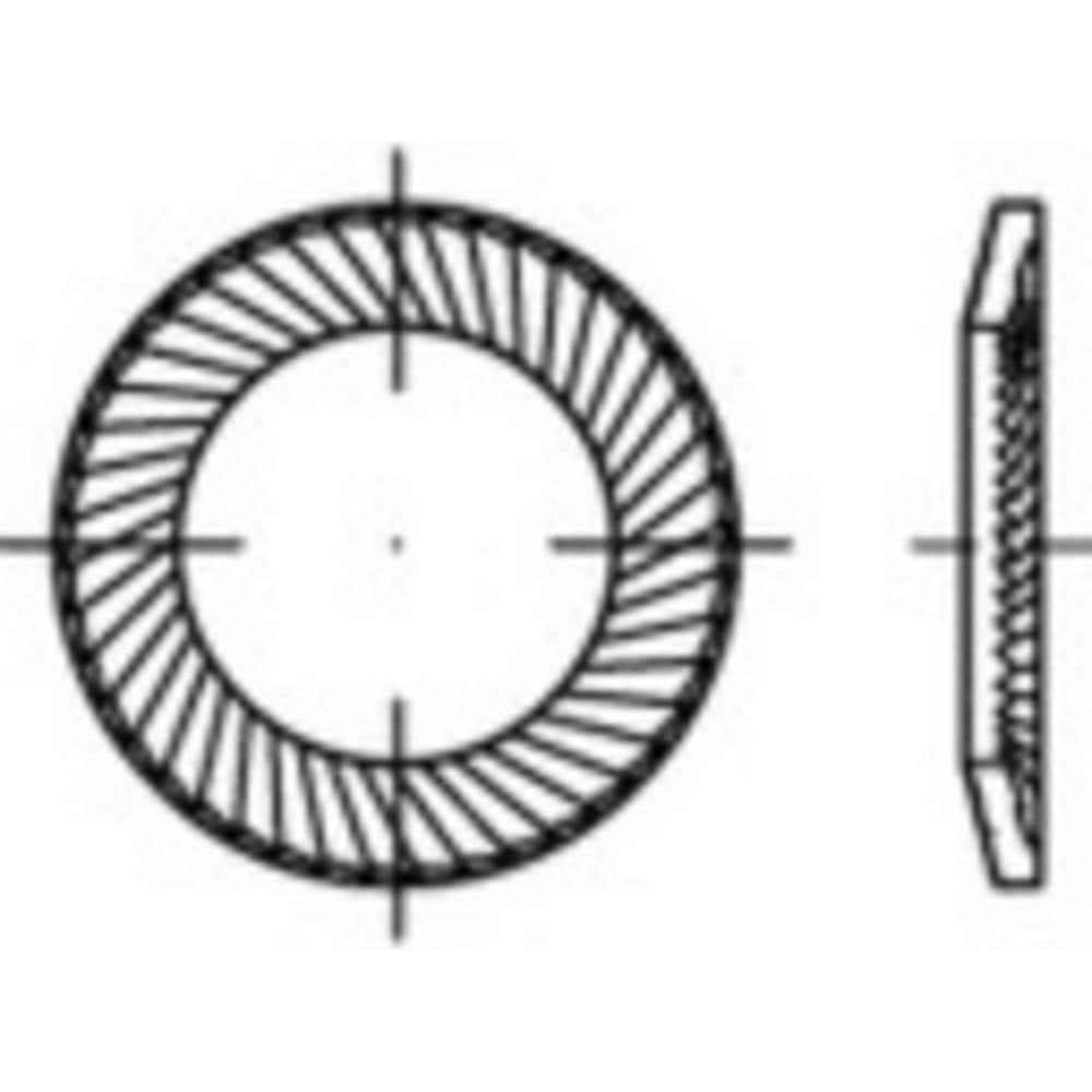 Muttern + Unterlegscheiben, Sperrzahnscheiben Innen-Durchm
