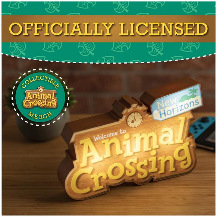 Actual product image Paladone Products Animal Crossing Logo Light