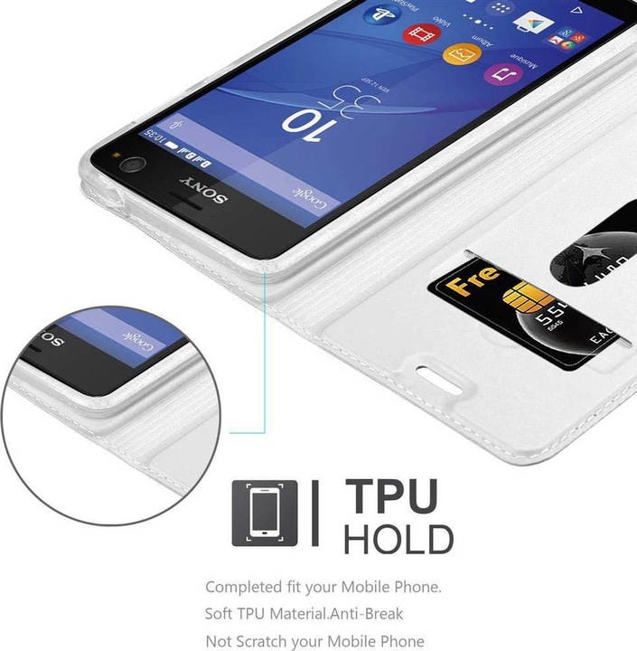 Produktbild Cadorabo Book Classy Style Cover (Sony Xperia C4)