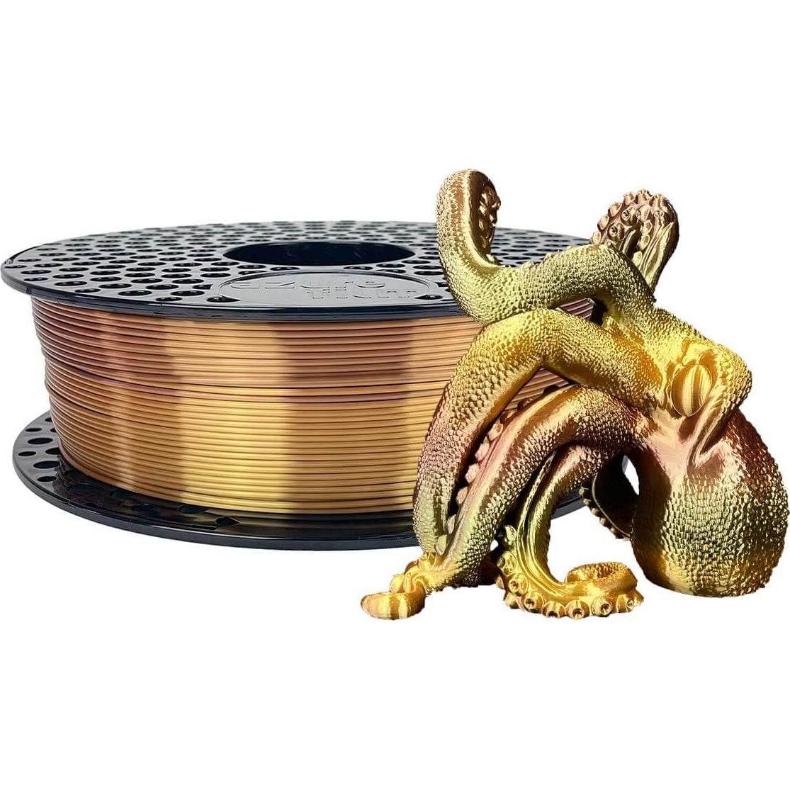 AzureFilm SILK AMBER 1,75mm 1kg 3D FILAMENT (Filamentüberwachungssystem), 3D Drucker Zubehör