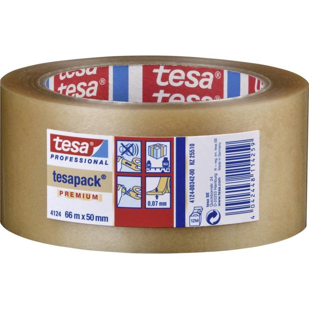 tesa, Klebeband, tesapack PVC/NR 66m:50mm transp. (50 mm)