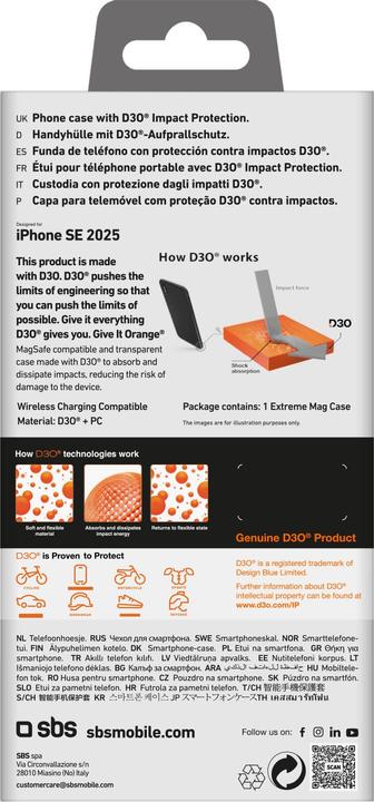 Actual product image SBS Backcover (Apple iPhone 16e)