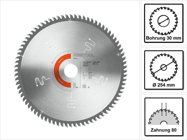 Productafbeelding Festool Cirkelzaagbladen met hardmetalen punt