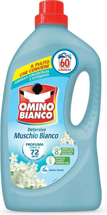 Actual product image Omino Bianco White musk (60 Washing cycles, Liquid detergent)
