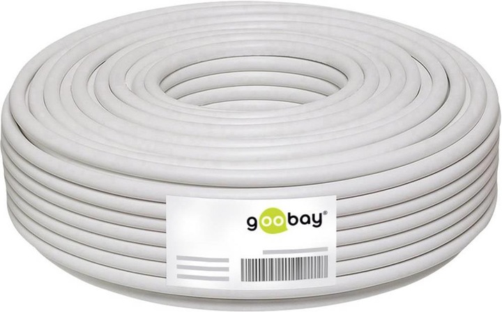 Goobay Koaxialkabel Aussen-Durchmesse (100 dB, Antennenkabel)