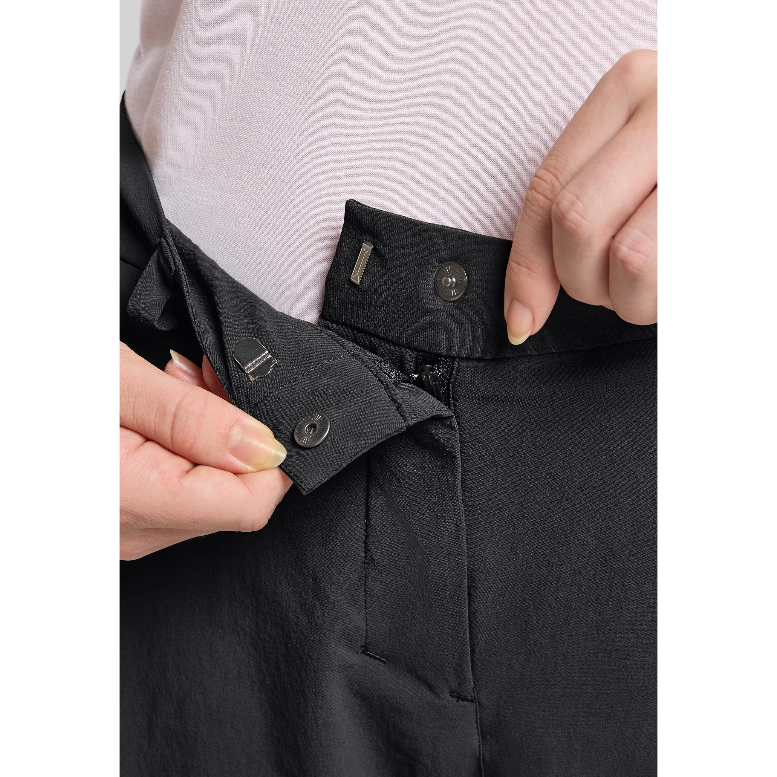 Thumbnail - Jack Wolfskin, Damen, Outdoorhose, Hikeout 3/4 Pants W (42), Schwarz, 42