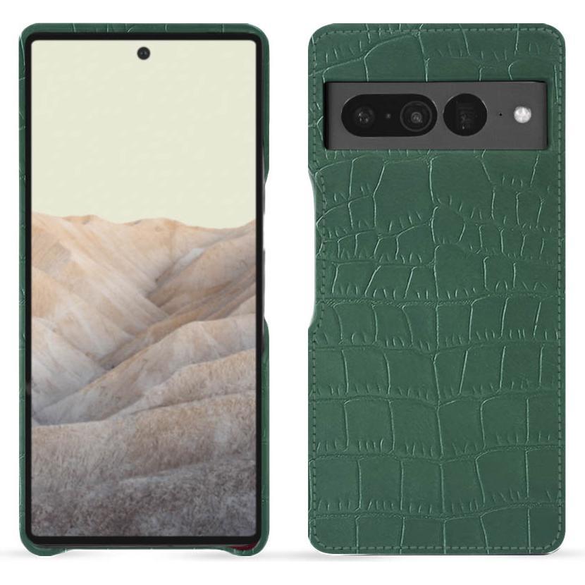 Noreve Lederschutzhülle (Google Pixel 7 Pro), Smartphone Hülle, Grün