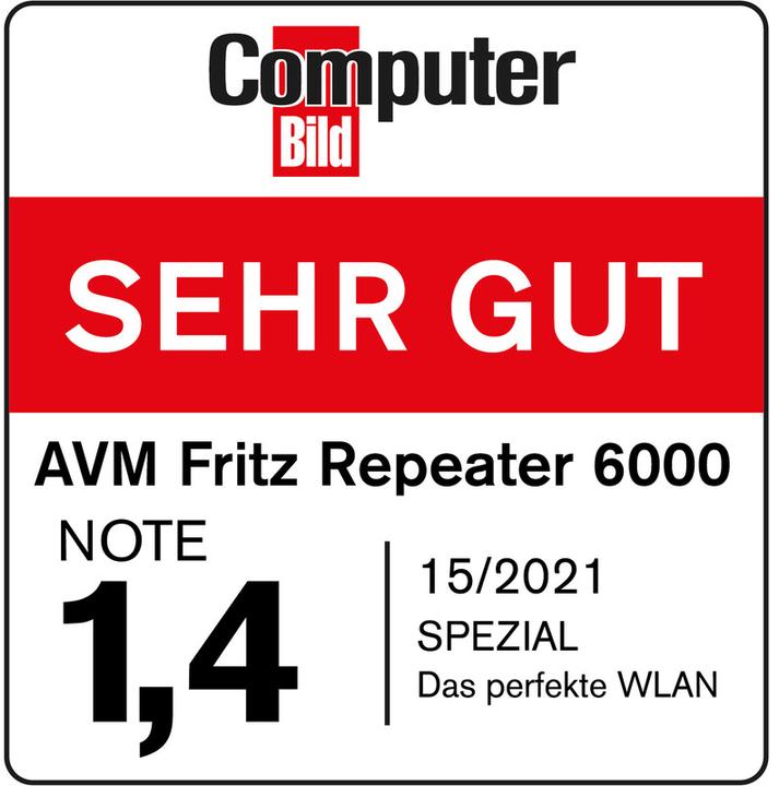 Productafbeelding FRITZ! Repeater 6000 (2400 Mbit/s, 1200 Mbit/s)