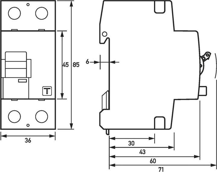 Produktbild Doepke FISchutzschalter DFS2 0252/003A 03A