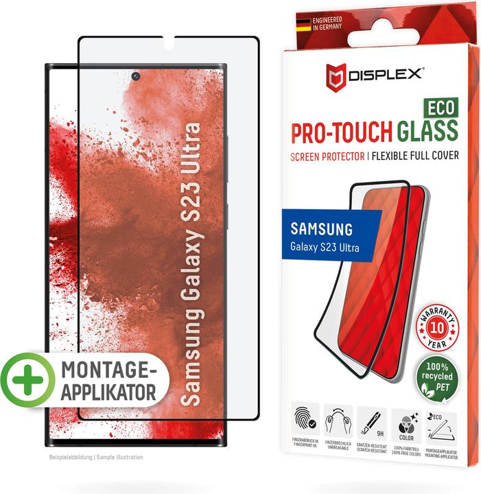 Produktbild Displex Pro Touch Eco Glass, Panzerglas (1 Stück, Samsung Galaxy S23 Ultra)
