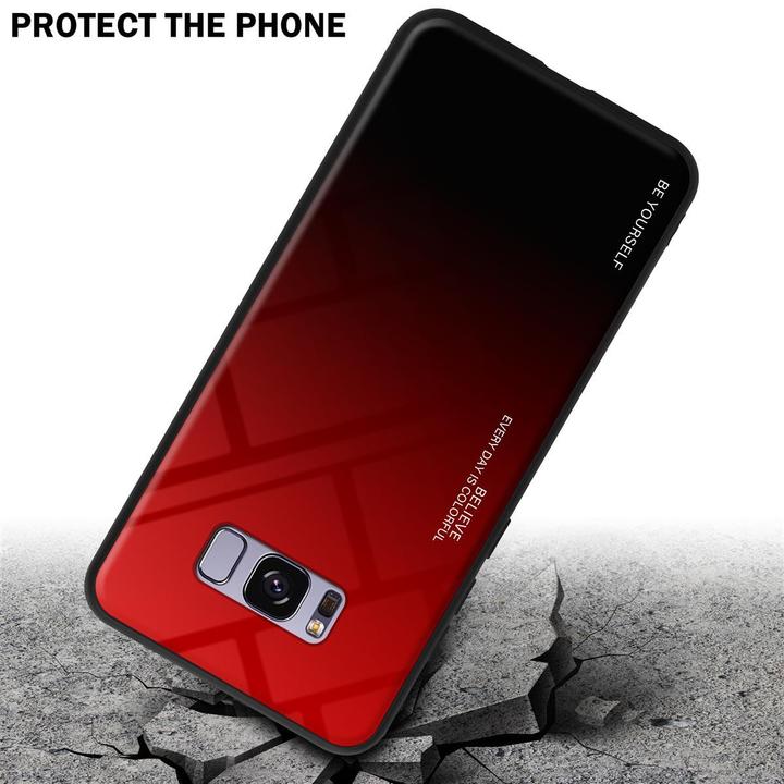 Actual product image Cadorabo TPU 2 colors glass cover (Samsung Galaxy S8+)