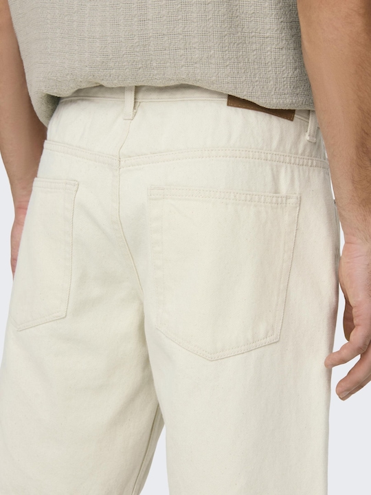 Produktbild Only & Sons Onsedge Ecru 2044 Pim Dnm Shorts Noos (S)