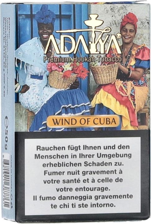 Actual product image Adalya Tabak Wind of Cuba 50g (Baccy, Vanilla, 50 g)