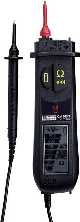 Actual product image Chauvin Arnoux Two-pole voltage tester C. (CAT III 600V)