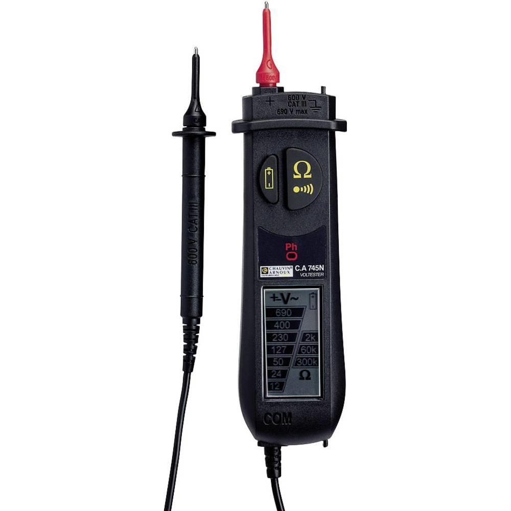 Chauvin Arnoux, Multimeter, Zweipoliger Spannungsprüfer C. (CAT III 600V)
