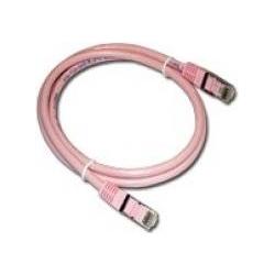 MCL CORDON DE BRASSAGE RJ45 CAT 6 F/UTP - 2M ROSE (2 m), Netzwerkkabel