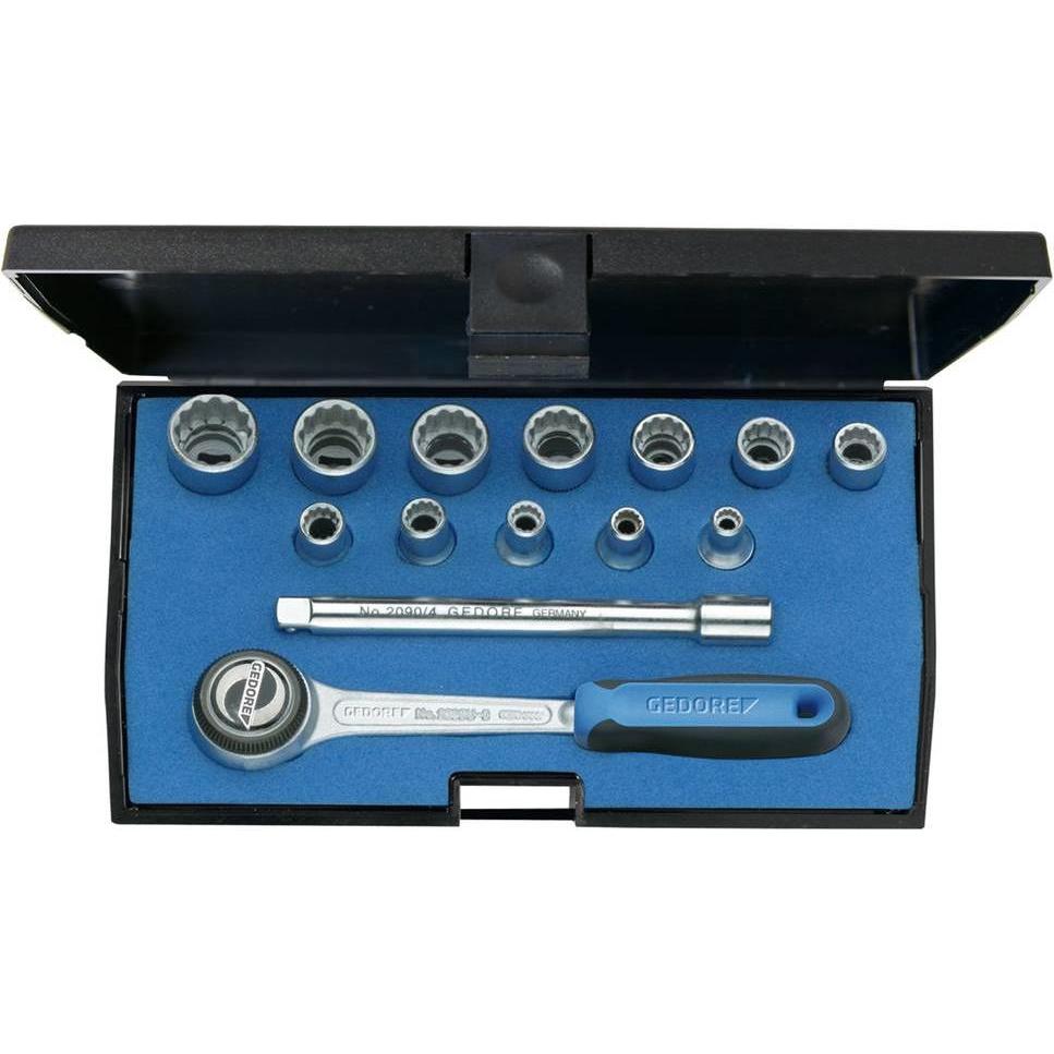 Gedore, Chiave a bussola + esagonale, D 20 DMU-3 Set di chiavi a busso