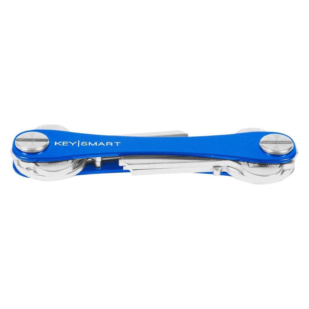 KeySmart Rugged - portachiavi multifunzione con apribottiglie e clip da tasca per le tasche (max. 14 chiavi, Titanium