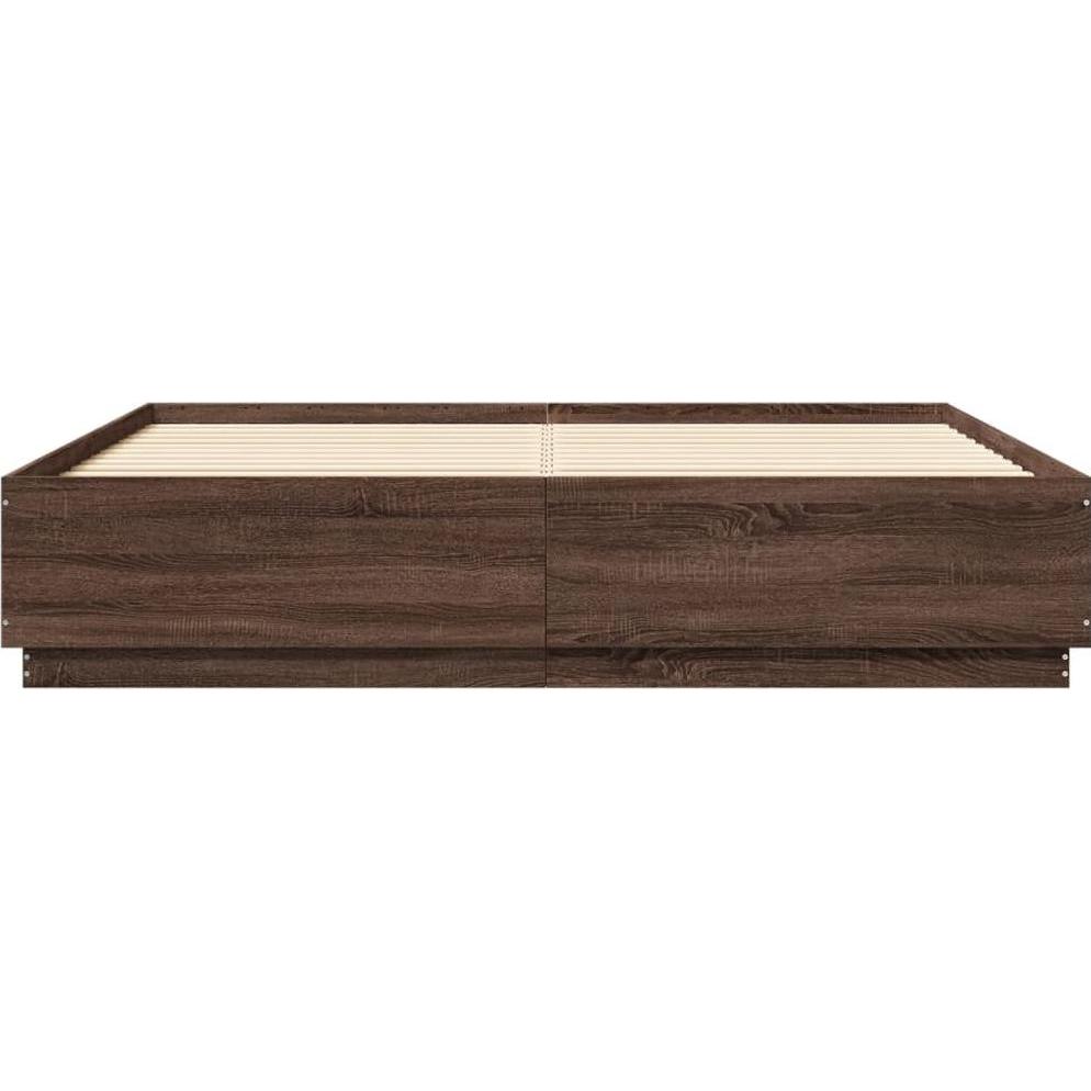 Thumbnail - VidaXL, Bett, Bettgestell mit LED (200 x 200 cm)