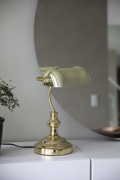 Image du produit Markslöjd BANKERS Table 42cm 1L Brass (E14)