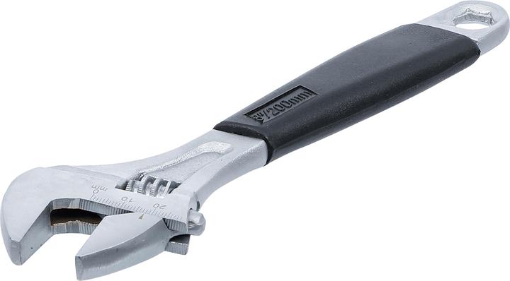 Actual product image BGS Adjustable Wrench with soft Rubber Handle max. 25 mm (26 mm)