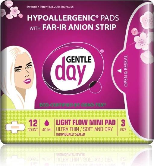Immagine prodotto Gentle Day Mini assorbenti con cintura anionica (adolescente) 12 pezzi - giorno gentile (12 x)