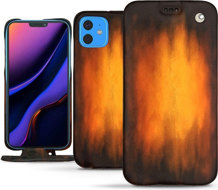 Actual product image Noreve Leather cover vertical (Apple iPhone 11)