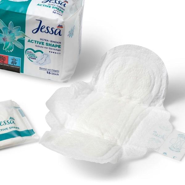 Image du produit dm Jessa Ultra-serviettes Active Shape (Tampons sanitaires)