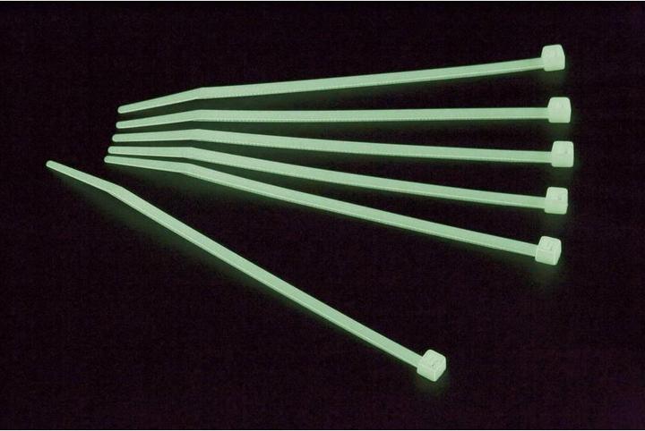 Tru Components Kabelbinder phosphoreszierend (Kunststoffkabelbinder, 200 mm, 100 Stk.)