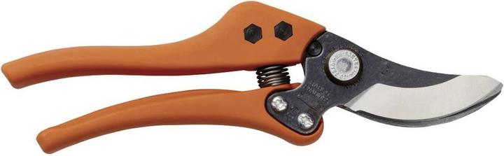 Actual product image Bahco 20 mm bypass pruning shears with composite handle and angled head, 200 mm