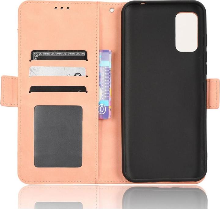 Actual product image Cover-Discount Wiko Power U20 - Case with many card slots (Wiko Power U20)