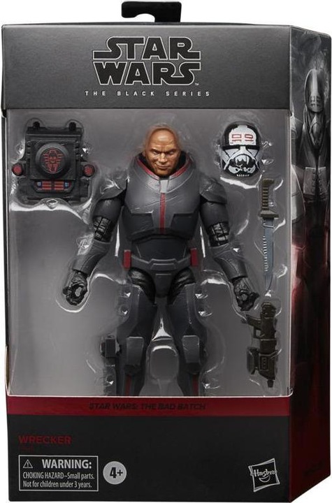 Produktbild Hasbro The Black Series Wrecker 15 cm grosse Star Wars: The Bad Batch Deluxe Figur zum Sammeln für