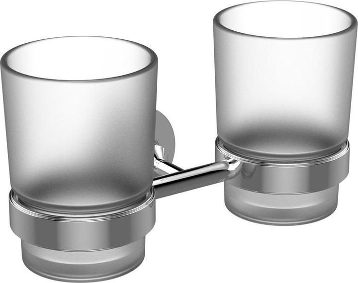 Ideal Standard doppelter Glashalter IOM mattglas (18 x 9 cm)