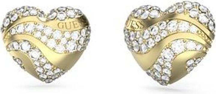 Produktbild Guess Sparkling gold-plated earrings with zircons In My Heart JUBE04504JWYGT/U (Vergoldet)