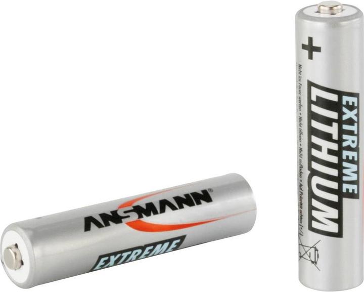 Productafbeelding Ansmann Micro (AAA) batterij Lithium E (2 Pcs., AAA, 1150 mAh)