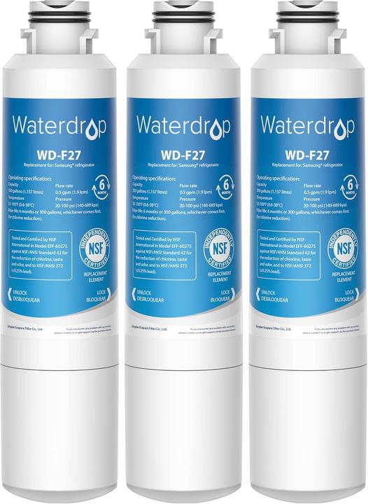 Produktbild Waterdrop Kühlschrank Wasserfilter Ersatz (3x)
