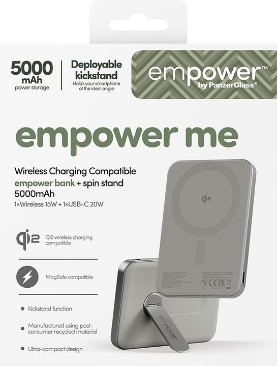 Immagine prodotto PanzerGlass banco di rotazione per l'empowerment (5000 mAh, 20 W, 18.50 Wh)