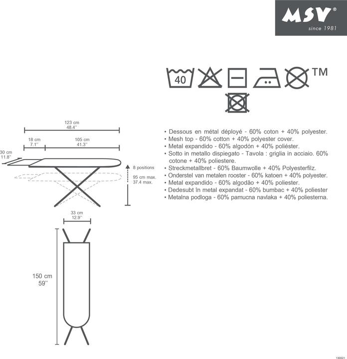 Immagine prodotto MSV Claire (105 x 33 cm)