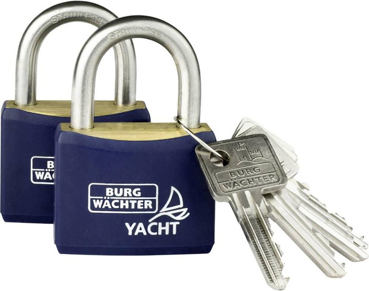 Actual product image Burg Wächter Padlock set of 2 Duo 46