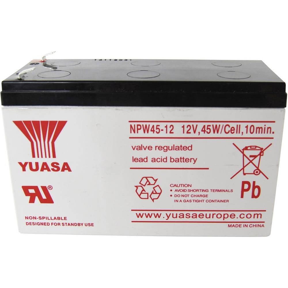 Yuasa Bleiakku 12 V 8.5 Ah NPW45-12 (12 V, 8500 mAh)