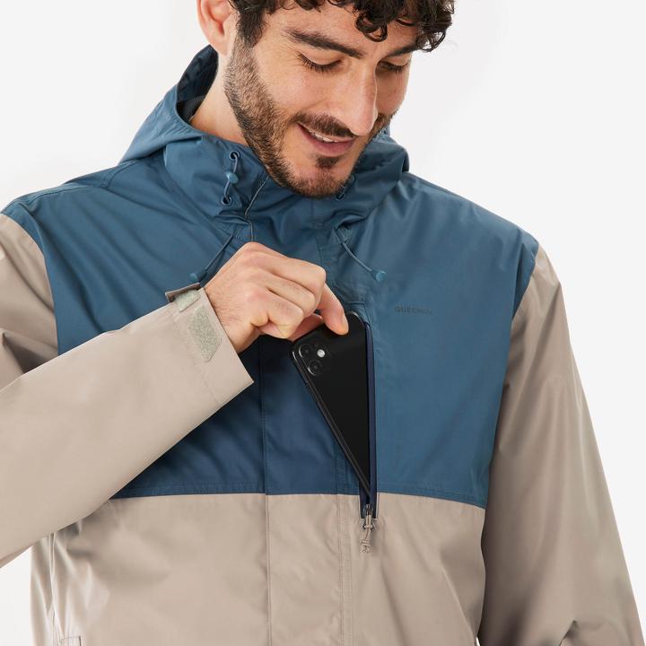 Produktbild Quechua Wanderjacke Regenjacke Herren wasserdicht - NH500 (L)