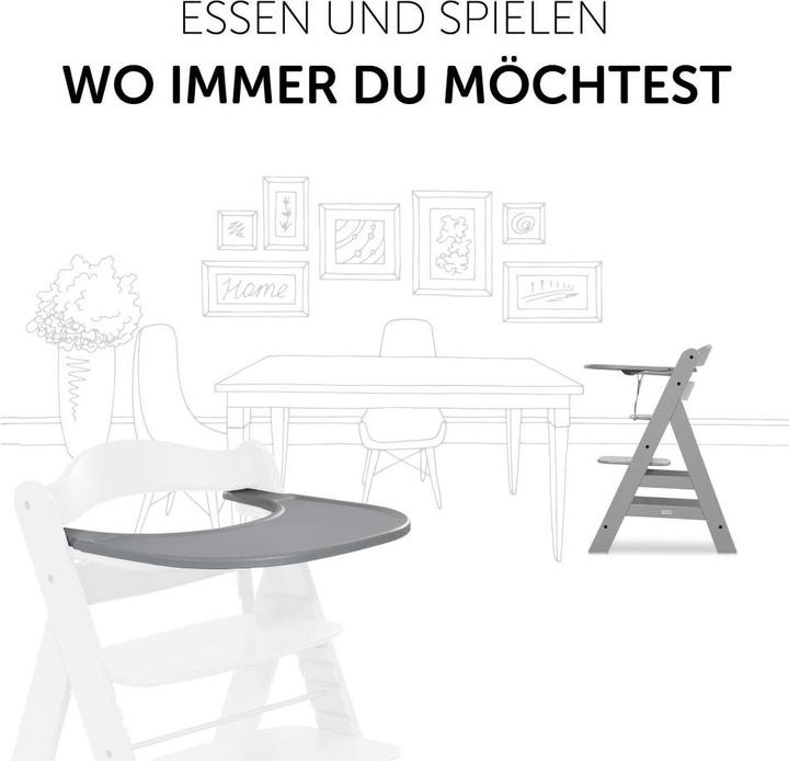 Produktbild Hauck Hochstuhl-Zubehör 5-tlg. Essbrett-Set für Alpha Plus - Click Tray +