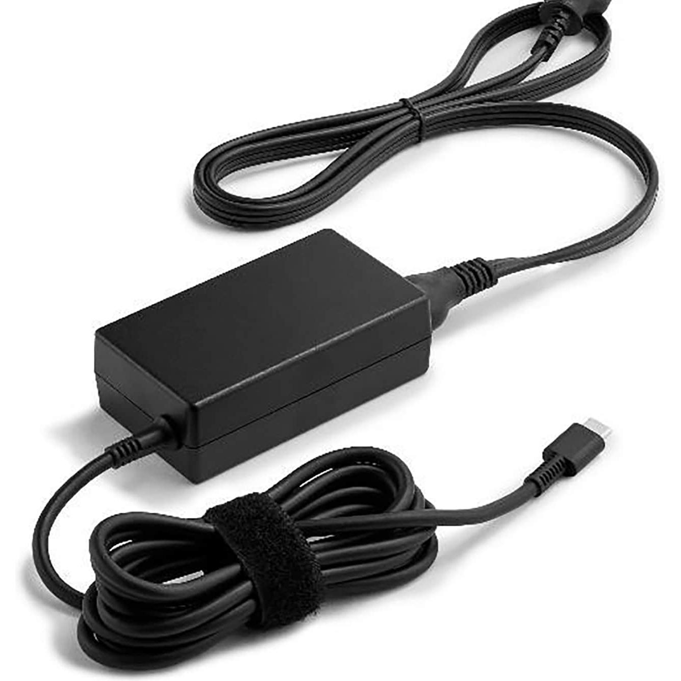 HP 65W USB-C LC Power Adapter (65 W), Notebook Netzteil, Schwarz