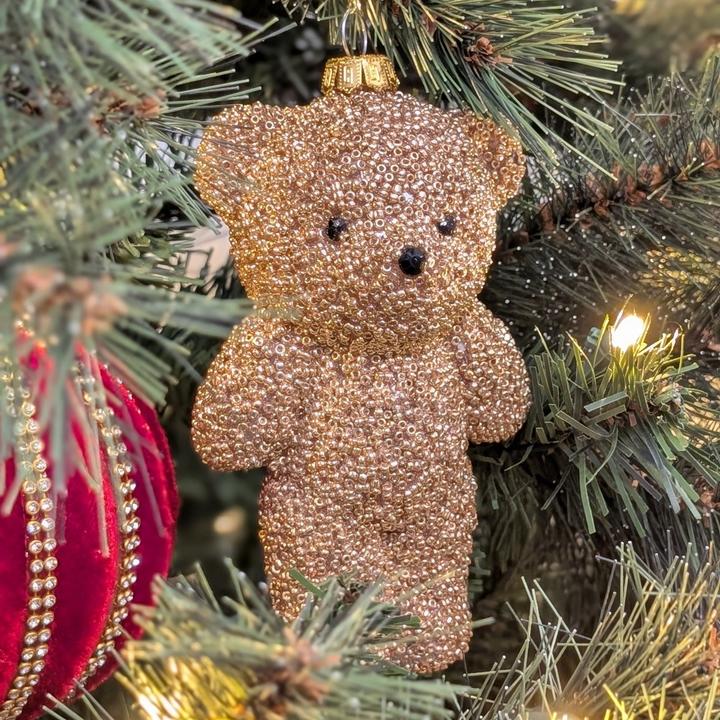 Actual product image Mon Chouchou Weihnachtsanhänger Bär gold